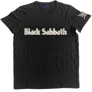 Black Sabbath Camiseta de manga corta Logo & Daemon S Negro