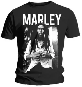 Bob Marley Camiseta de manga corta Logo Unisex Black/White 2XL