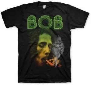 Bob Marley Camiseta de manga corta Smoking Da Erb Black XL