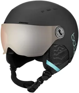 Bollé Quiz Visor Junior Ski Helmet Matte Black/Blue XS (49-52 cm) Casco de esquí