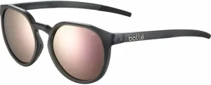 Bollé Merit Black Crystal Matte/Brown Pink Polarized S Gafas Lifestyle
