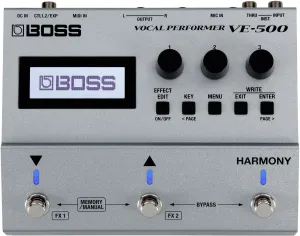 Boss VE-500 Vocal Performer Procesador de efectos vocales