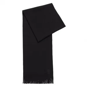 Hugo Boss Mens Wooly Scarf Black One Size
