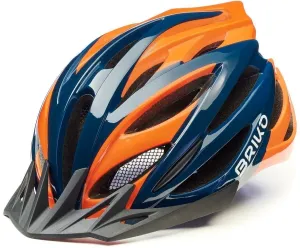 Briko Morgan Shiny Blue/Orange M Casco de bicicleta