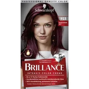 Brillance Cuidado del cabello Coloration 923 Rojo borgoña nivel 3 Crema intensiva de color 160 ml