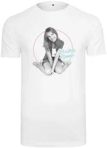 Britney Spears Camiseta de manga corta Logo Blanco M