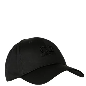 C.P Company - Boys Logo Cap Black 56 cm