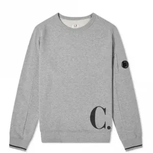 C.P Company Boys Goggle Sweater Grey 10Y