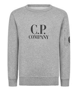 C.P. Company Boys Logo Sweatshirt Grey 10Y