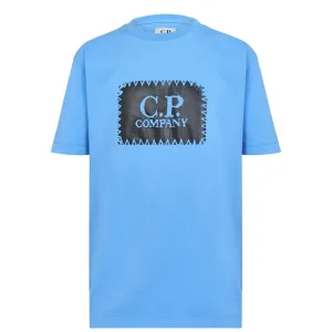 C.P Company Boys Cotton Jersey T-shirt Blue 10Y