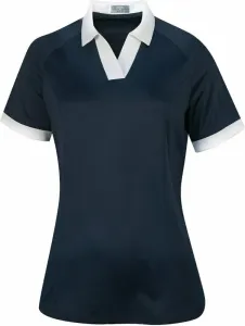 Callaway Womens Short Sleeve V-Placket Colourblock Polo Peacoat M Camiseta polo