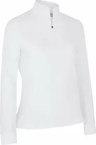 Callaway Womens Solid Sun Protection 1/4 Zip Brilliant White XL Sudadera con capucha/Suéter