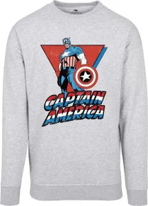 Captain America Camiseta de manga corta Crewneck Grey L
