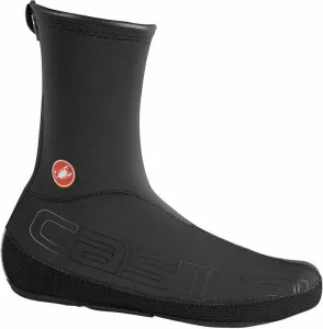 Castelli Diluvio UL Shoecover Black/Black 2XL Cubrezapatillas de ciclismo