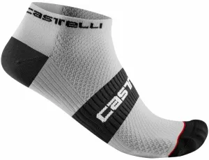 Castelli Lowboy 2 Sock White/Black L/XL Calcetines de ciclismo