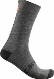 Castelli Racing Stripe 18 Sock Dark Gray 2XL Calcetines de ciclismo