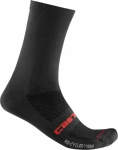 Castelli Re-Cycle Thermal 18 Sock Black L/XL Calcetines de ciclismo
