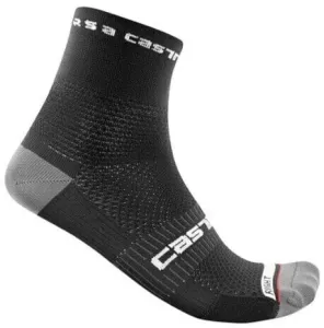 Castelli Rosso Corsa Pro 9 Sock Black L/XL Calcetines de ciclismo