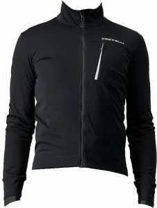 Castelli Go Jacket Light Black/White XL Chaqueta Chaqueta de ciclismo, chaleco