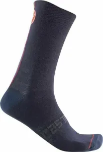 Castelli Racing Stripe 18 Sock Savile Blue 2XL Calcetines de ciclismo