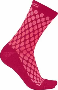 Castelli Sfida 13 Sock Brilliant Pink/Fuchsia S/M Calcetines de ciclismo