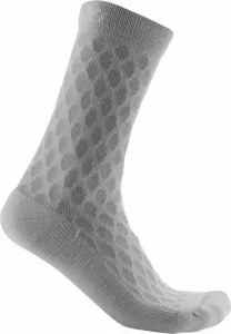 Castelli Sfida 13 Sock Silver Gray/White S/M Calcetines de ciclismo