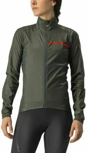 Castelli Squadra Stretch W Jacket Military Green/Dark Gray M Chaqueta de ciclismo, chaleco