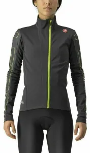 Castelli Transition W Jacket Dark Gray/Brilliant Yellow XS Chaqueta Chaqueta de ciclismo, chaleco