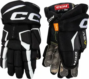CCM Tacks AS-V JR 10 Black/White Guantes de hockey