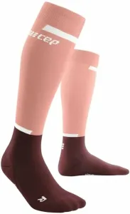 CEP WP201R Compression Tall Socks 4.0 Rose/Dark Red IV Calcetines para correr