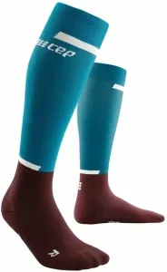 CEP WP209R Compression Tall Socks 4.0 Petrol/Dark Red III Calcetines para correr