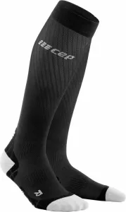 CEP WP20IY Compression Tall Socks Ultralight Black/Light Grey II Calcetines para correr #73769