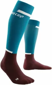 CEP WP309R Compression Tall Socks 4.0 Petrol/Dark Red III Calcetines para correr