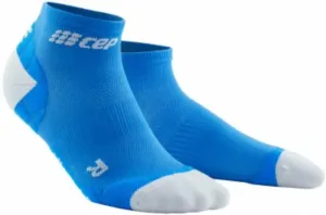 CEP WP3AKY Compression Low Cut Socks Ultralight Azul-Light Grey III