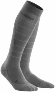 CEP WP402Z Compression Tall Socks Reflective Grey II Calcetines para correr
