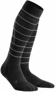 CEP WP405Z Compression Tall Socks Reflective Black II Calcetines para correr