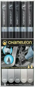 Chameleon Grey Tones Marcador de sombreado Grey Tones 5 pcs