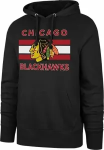 Chicago Blackhawks NHL Burnside Pullover Hoodie Jet Black S Sudadera de hockey
