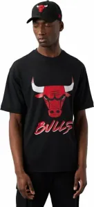 Chicago Bulls NBA Script Mesh T-shirt Black/Red L Camiseta de manga corta