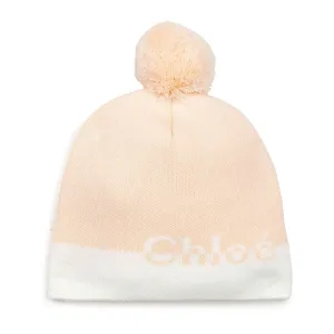 Chloe Girls Logo Wool Hat Pink ONE Size #707034