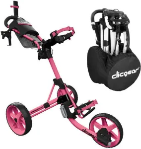 Clicgear Model 4.0 SET Soft Pink Carro manual de golf
