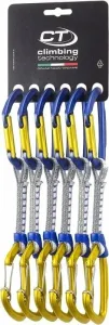 Climbing Technology Berry Set DY Dyneema Quickdraw  Solid Straight/Wire Straight Blue/Gold 12.0 Mosquetón de escalada