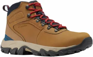 Columbia Men's Newton Ridge Plus II Waterproof Hiking Boot Light Brown/Red Velvet 41 Calzado de hombre para exteriores