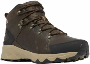 Columbia Men's Peakfreak II Mid OutDry Leather Shoe Cordovan/Black 41,5 Calzado de hombre para exteriores