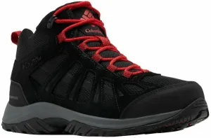 Columbia Men's Redmond III Mid Waterproof Shoe Black/Mountain Red 42 Calzado de hombre para exteriores