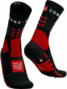 Compressport Hiking Socks Black/Red/White T4 Calcetines para correr