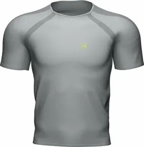 Compressport Training SS Tshirt M Alloy/Primerose M Camiseta para correr de manga corta