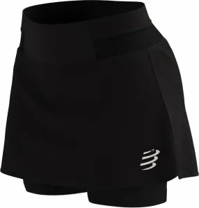 Compressport Performance Skirt W Black L Pantalones cortos para correr