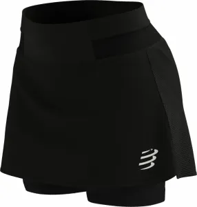 Compressport Performance Skirt W Black XS Pantalones cortos para correr