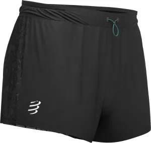 Compressport Racing Split Short Black XL Pantalones cortos para correr